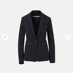 Veronica Beard Iconic Dickey Scuba Jacket in Navy, Size 0